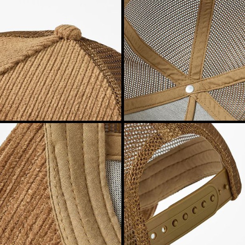 Corduroy Mesh Sport Cap Custom - Corduroy Cap 5 Panel incelemesi ve fiyatı