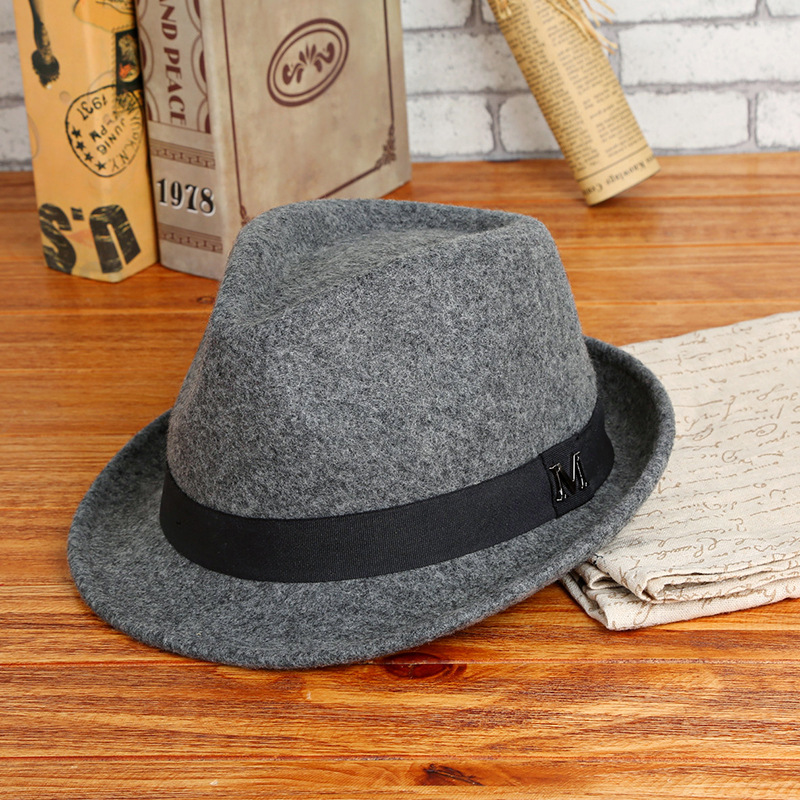 2025 Men Winter Thick Warm Fel - Fedora Hat Wool incelemesi ve fiyatı