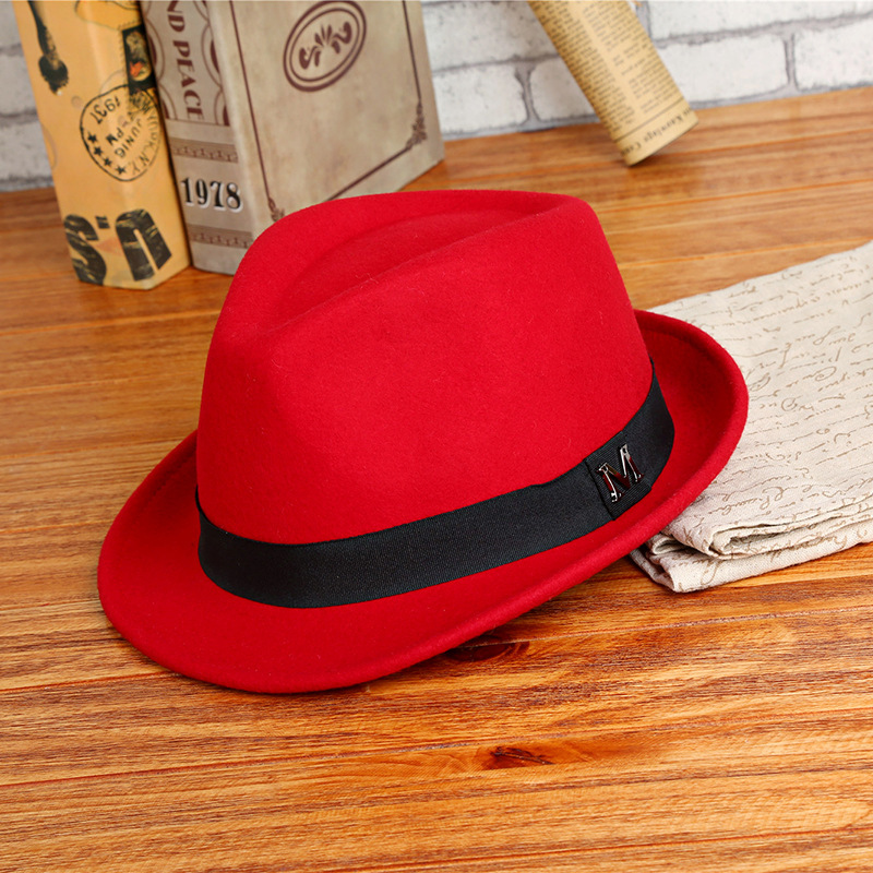 2025 Men Winter Thick Warm Fel - Fedora Hat Wool incelemesi ve fiyatı