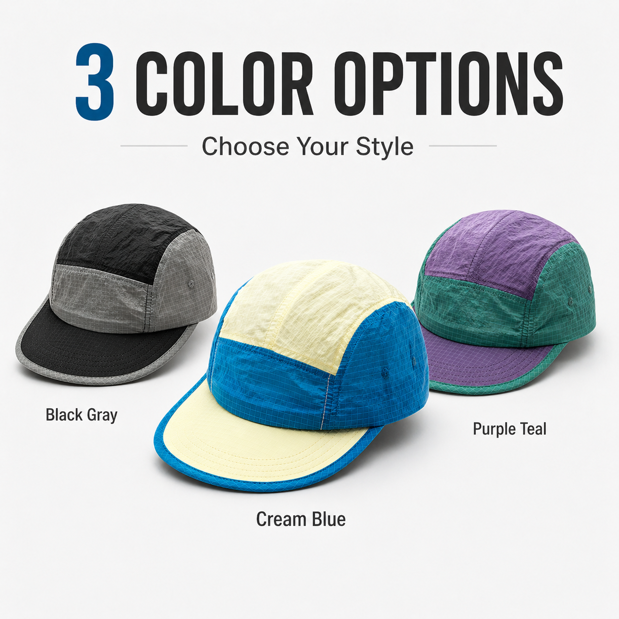 Unisex 5 Panel Camp Cap Ripsto - Corduroy Cap 5 Panel incelemesi ve fiyatı
