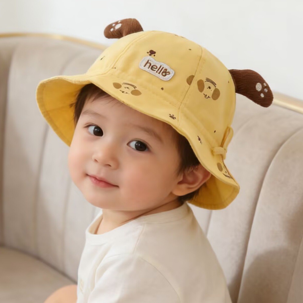 Baby Fishing Cap Spring Autumn - Bucket Hat Cotton incelemesi ve fiyatı
