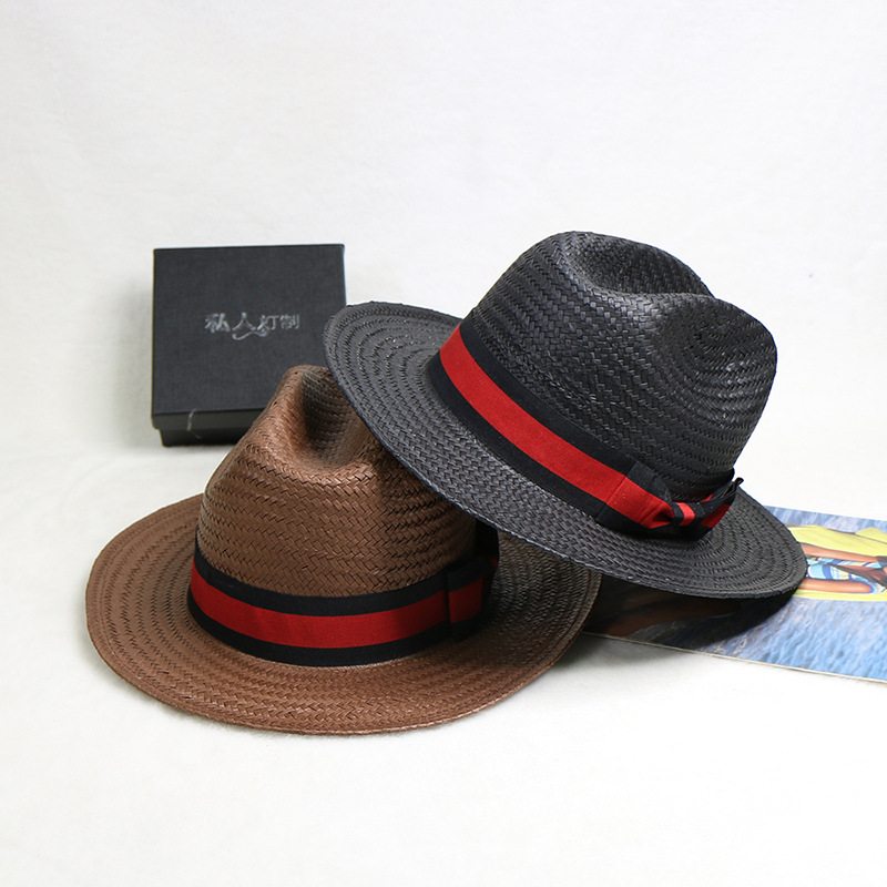 Hand Woven Straw Hat Jazz Cowb - Cowboy Hat Straw incelemesi ve fiyatı