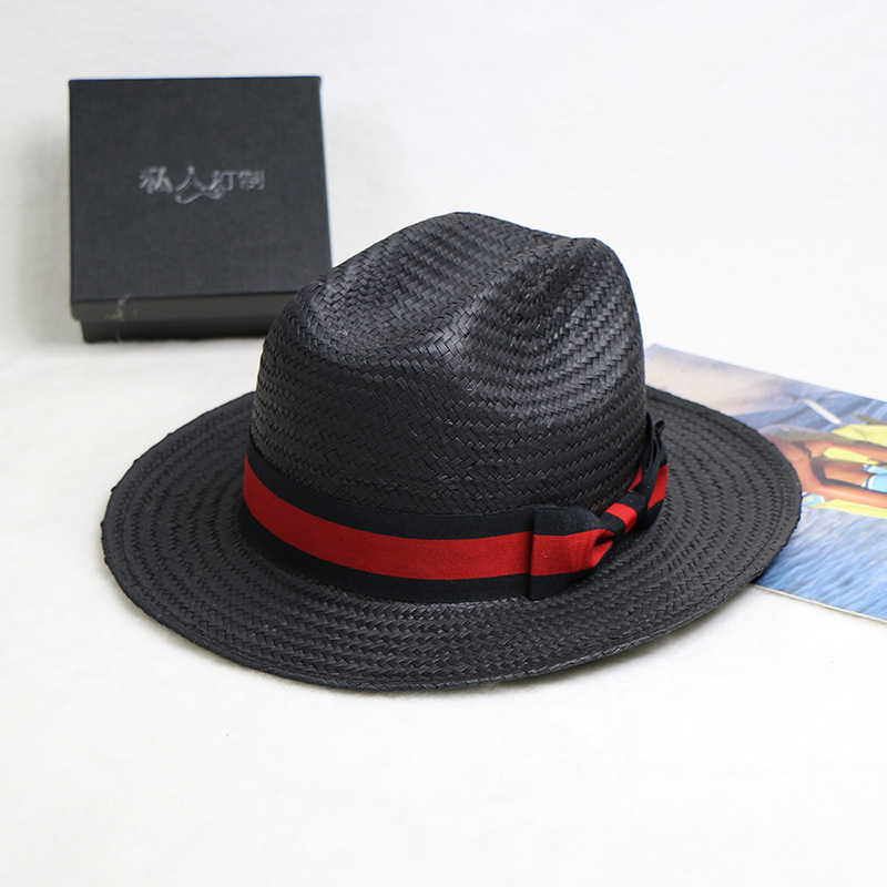 Hand Woven Straw Hat Jazz Cowb - Cowboy Hat Straw incelemesi ve fiyatı
