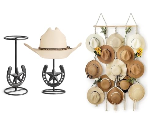 Western Horseshoe Star Hat Sta - Cowboy Hat Straw incelemesi ve fiyatı