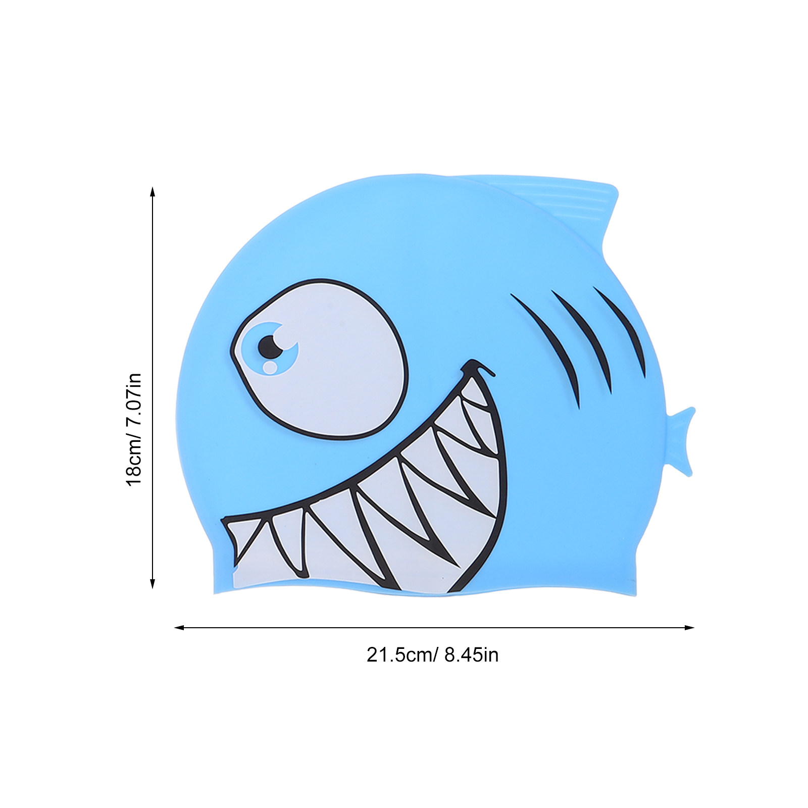 2Pcs Kids Fish Pattern Silicon - Swim Hat Silicone incelemesi ve fiyatı