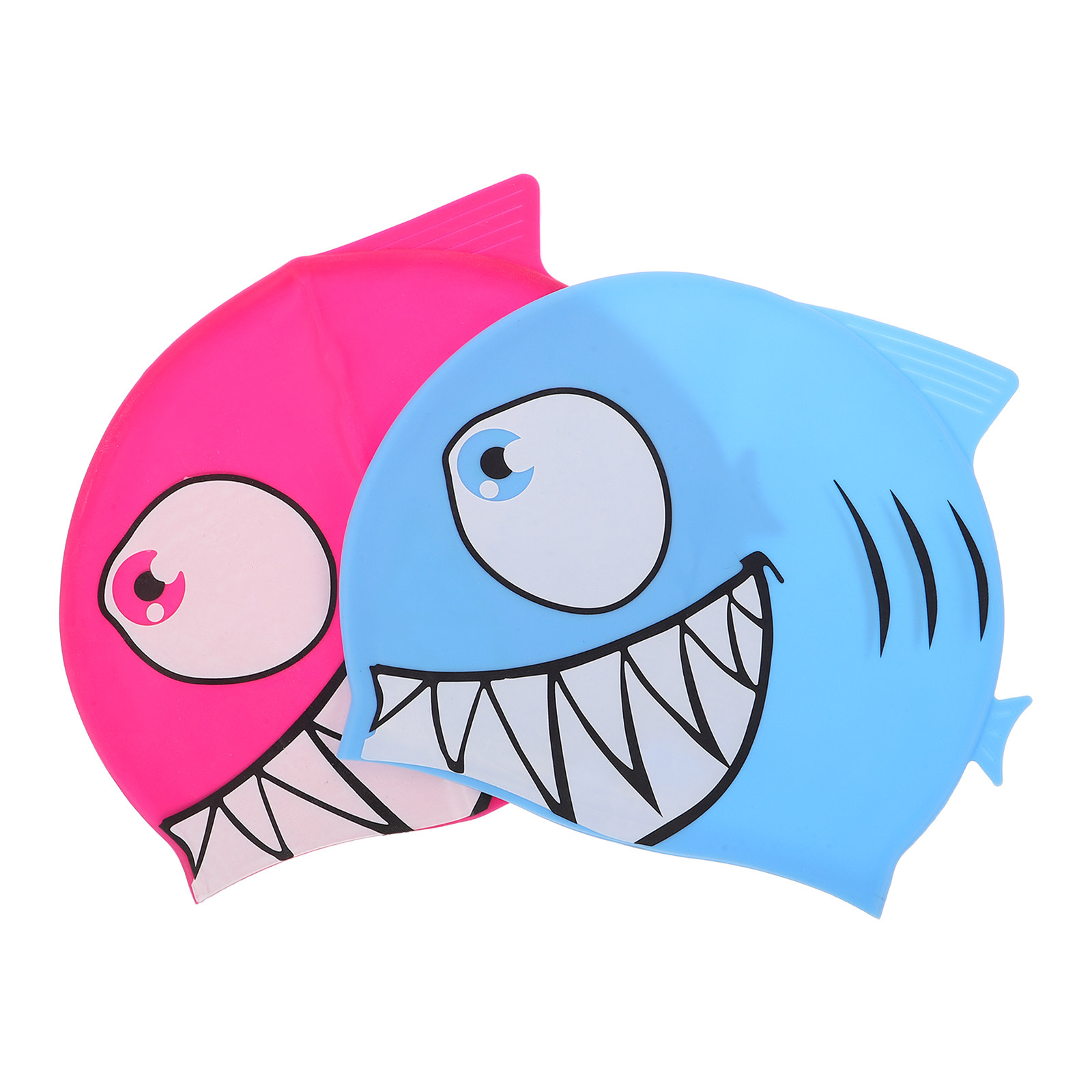 2Pcs Kids Fish Pattern Silicon - Swim Hat Silicone incelemesi ve fiyatı