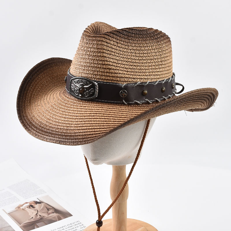 Summer Western Cowboy Straw Ha - Cowboy Hat Straw incelemesi ve fiyatı