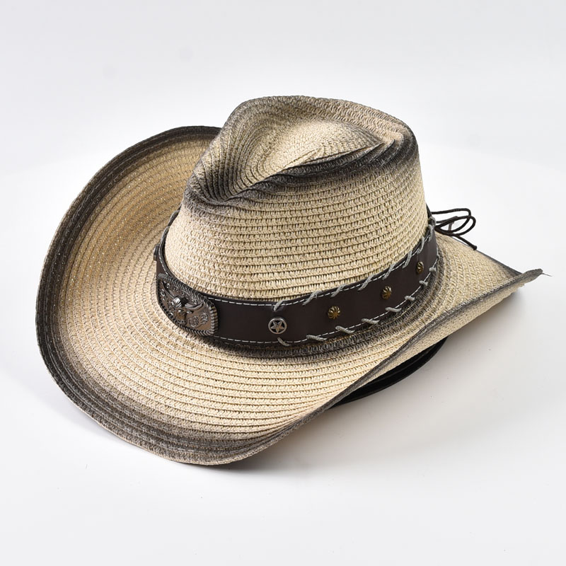 Summer Western Cowboy Straw Ha - Cowboy Hat Straw incelemesi ve fiyatı