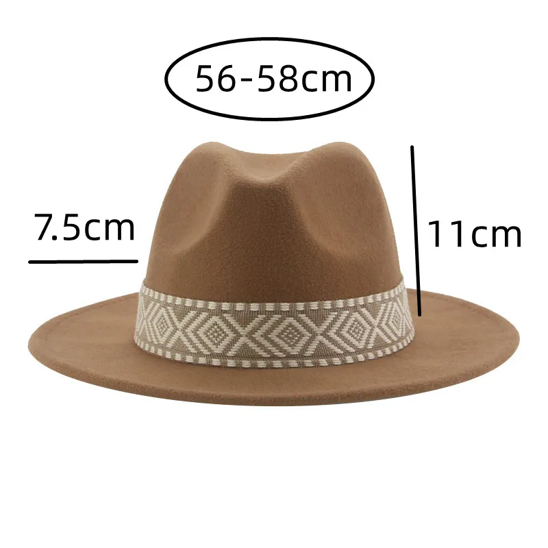 Panama Hat Western Cowboy Hats - Fedora Hat Wool incelemesi ve fiyatı