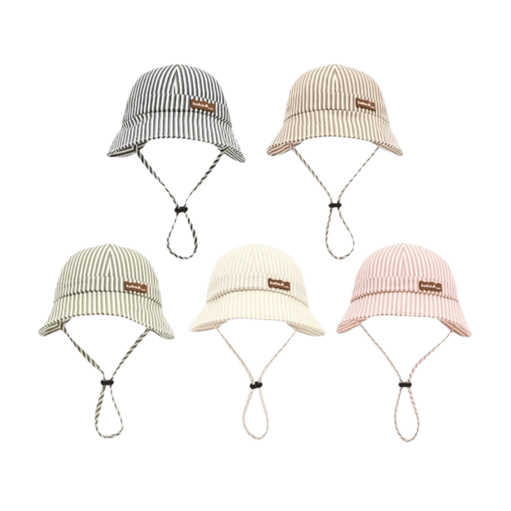New Striped Baby Bucket Hat Ad - Bucket Hat Cotton incelemesi ve fiyatı