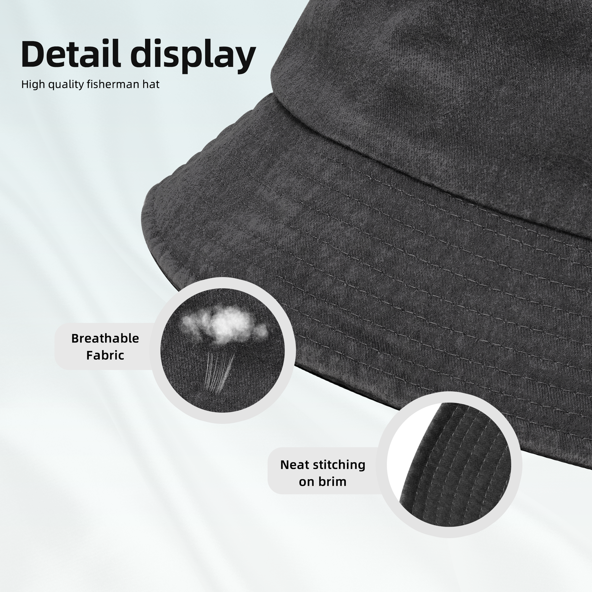 Unisex Bucket Hat WSQK The Squ - Bucket Hat Cotton incelemesi ve fiyatı