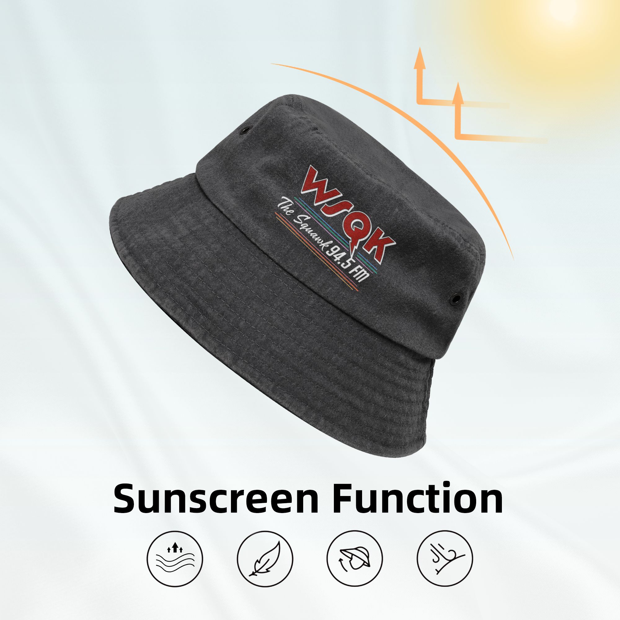 Unisex Bucket Hat WSQK The Squ - Bucket Hat Cotton incelemesi ve fiyatı