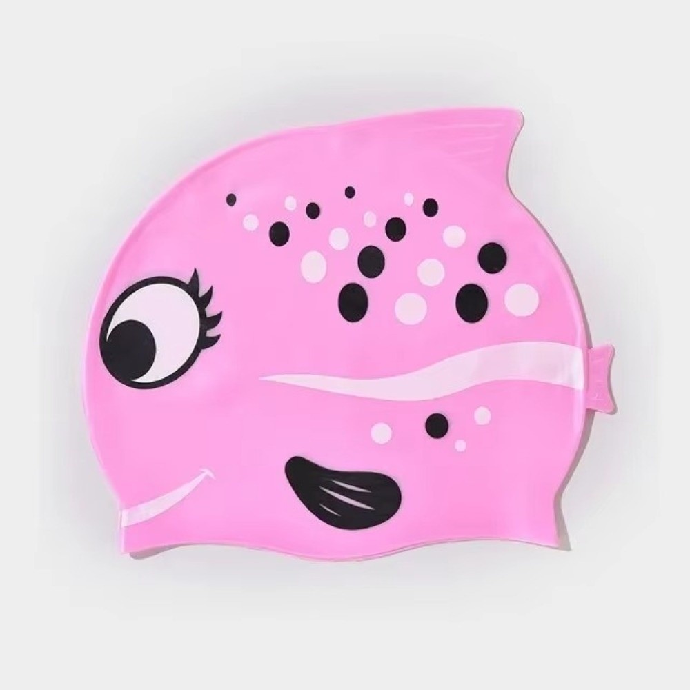 Cute Elastic Children's Swimmi - Swim Hat Silicone incelemesi ve fiyatı