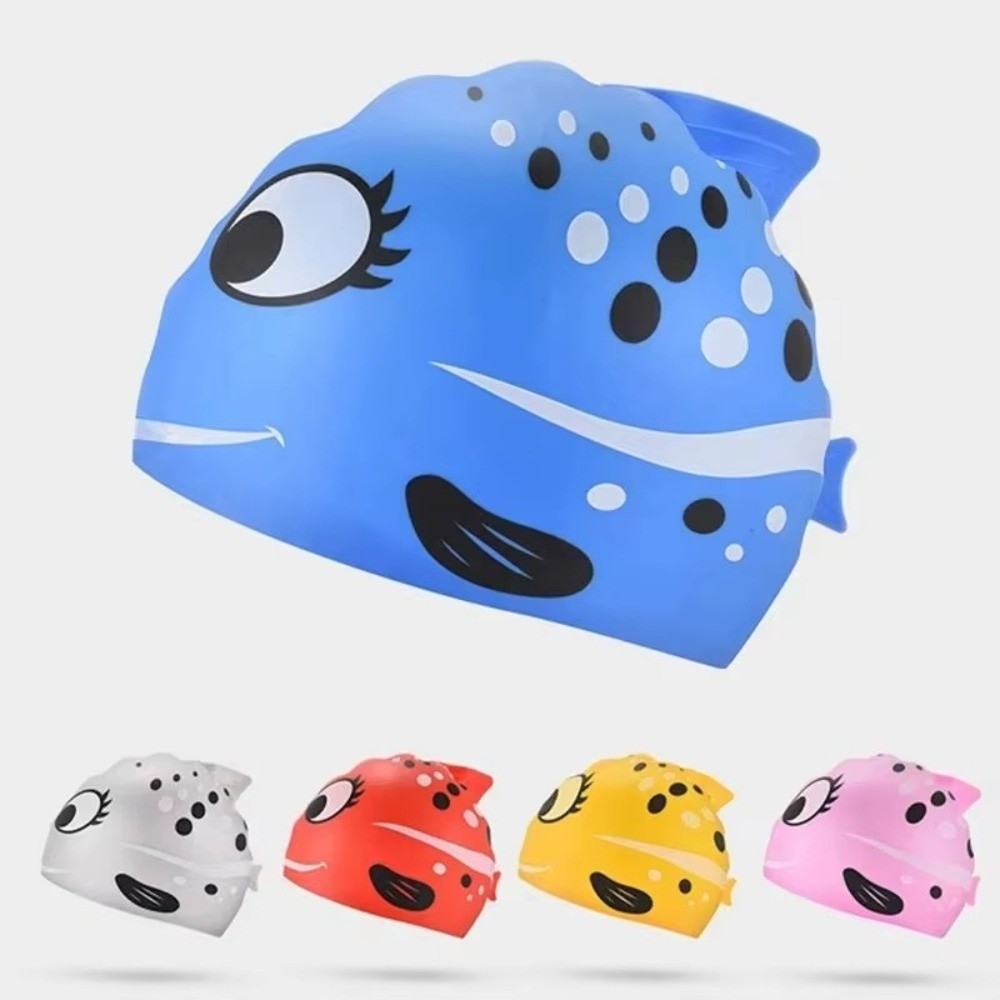 Cute Elastic Children's Swimmi - Swim Hat Silicone incelemesi ve fiyatı