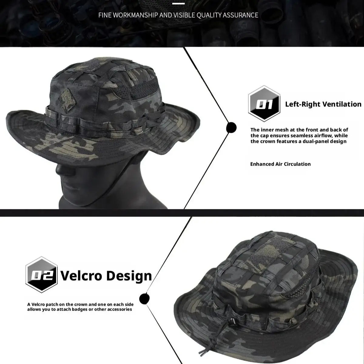 Milspec Tactical Boonie Hat, M - Boonie Hat Tactical incelemesi ve fiyatı