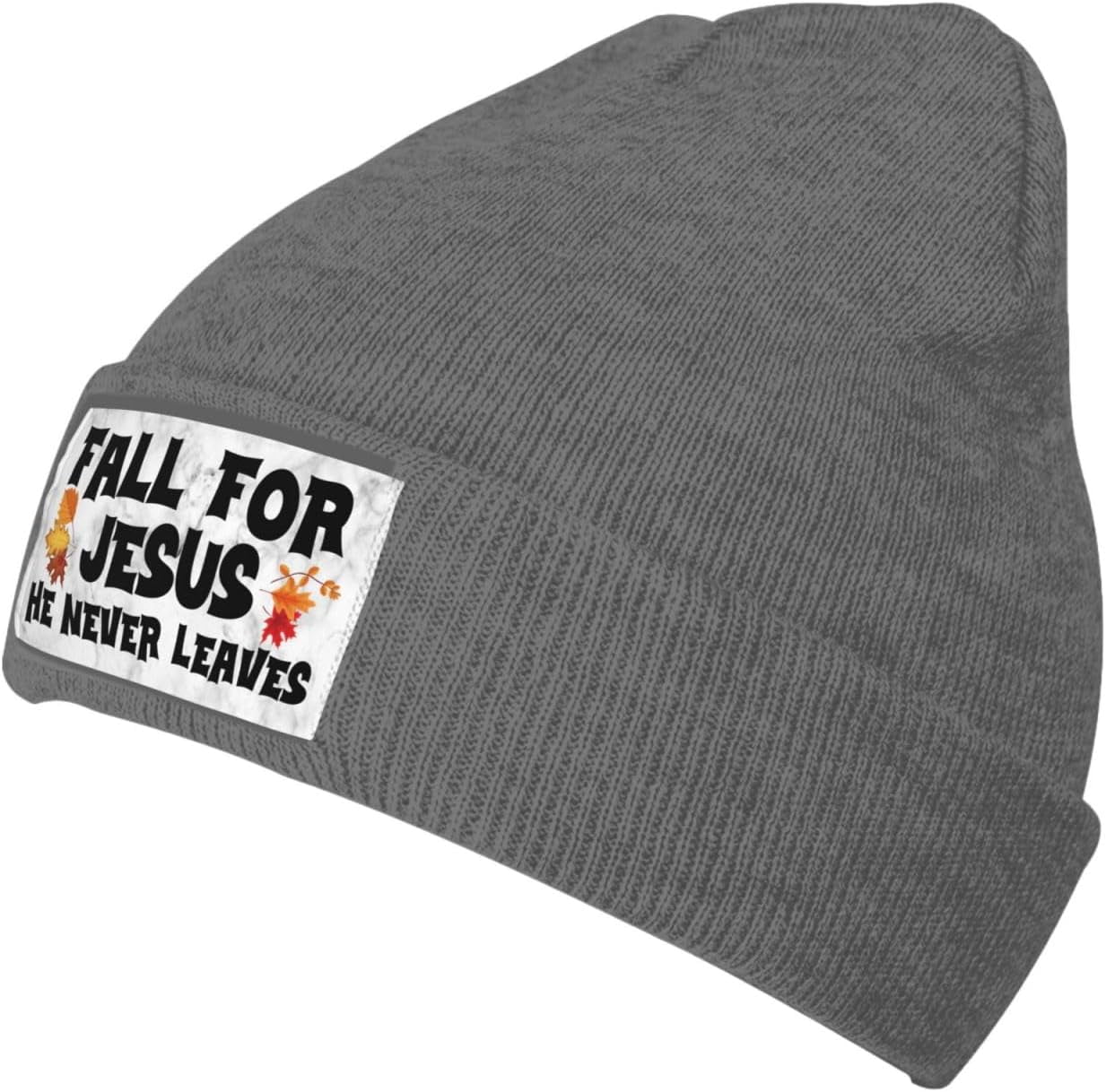 Fall For Jesus He Never Leaves - Beanie Cuffed Knit incelemesi ve fiyatı