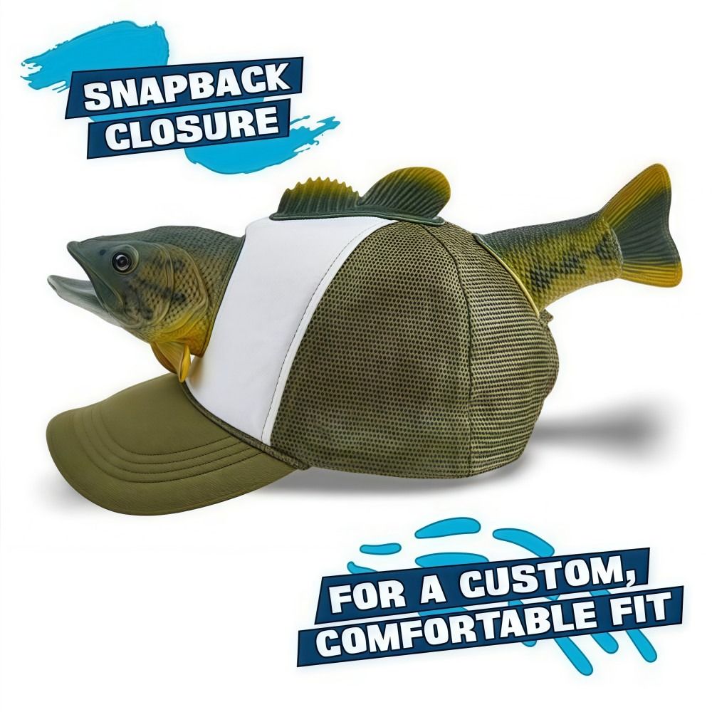 Funny 3D Fish Animal Trucker H - Trucker Cap Mesh incelemesi ve fiyatı
