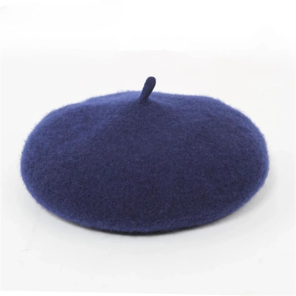 Navy Children Wool Beret Girl  - Beret French Wool incelemesi ve fiyatı