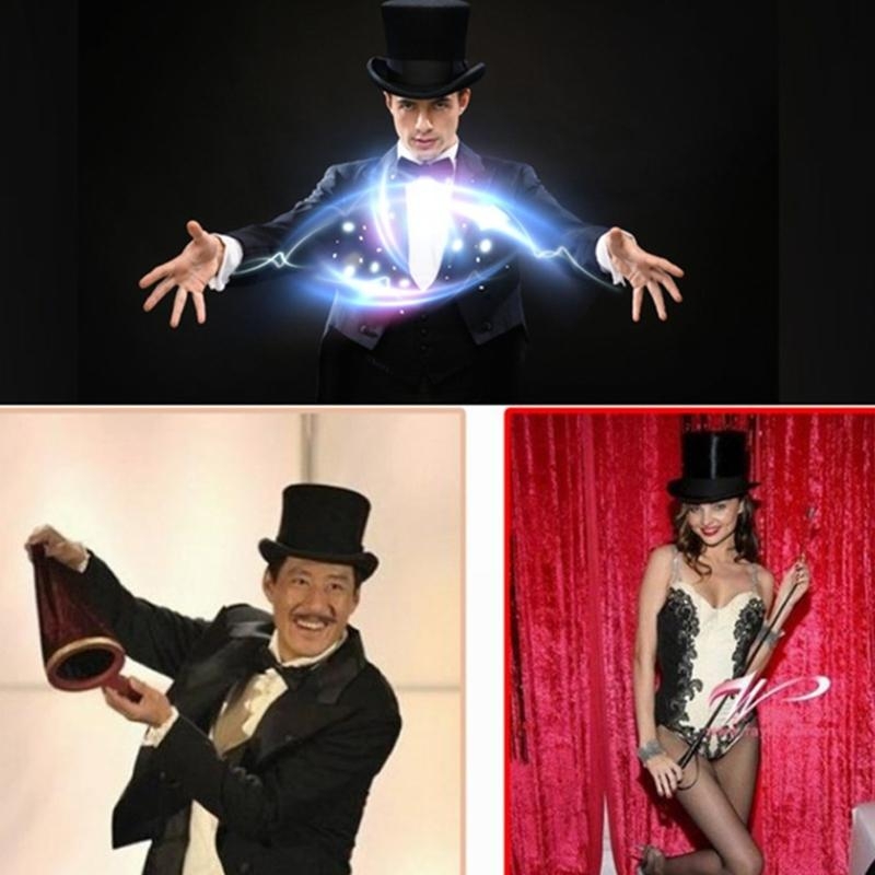 Retro Top Hat Magician Costume - Fedora Hat Wool incelemesi ve fiyatı