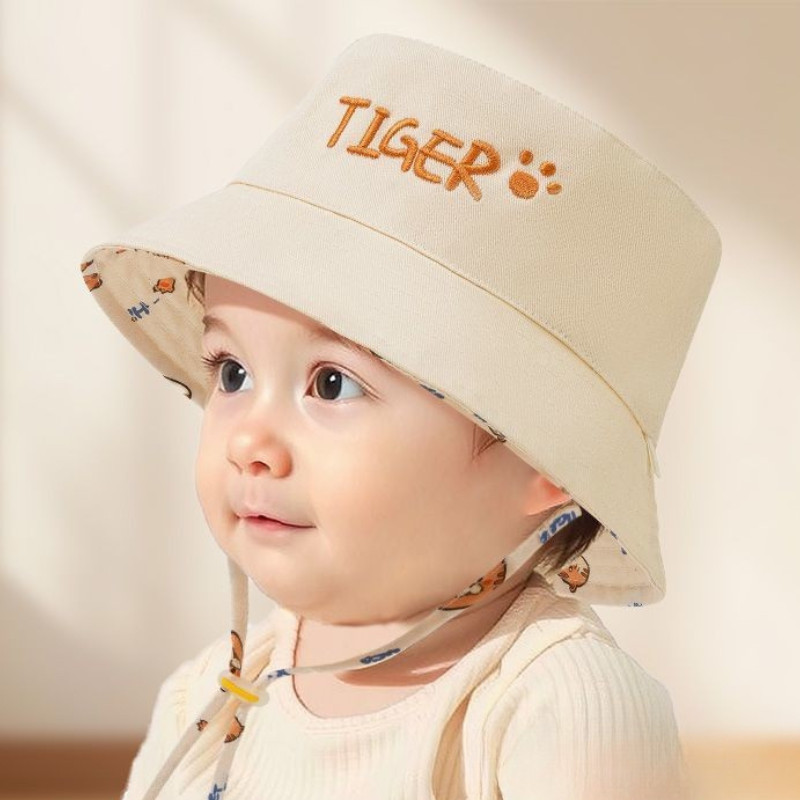 Letter Embroidered Baby Bucket - Bucket Hat Cotton incelemesi ve fiyatı