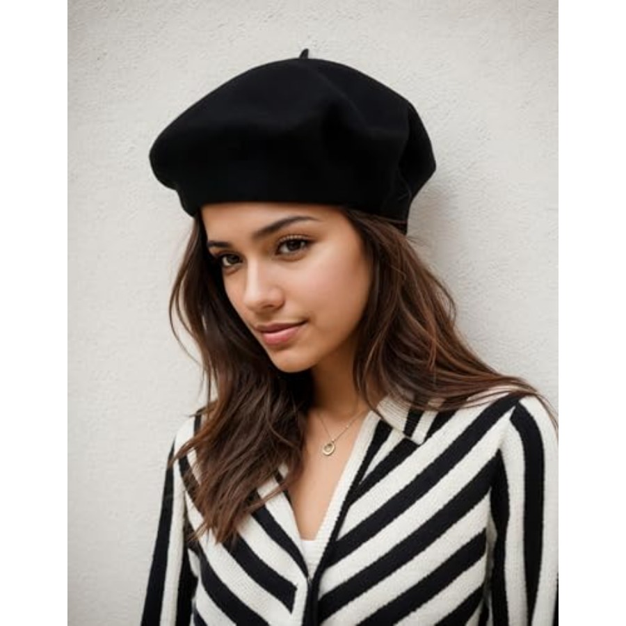 Women's ​​Beret Hats​​ - Frenc - Beret French Wool incelemesi ve fiyatı