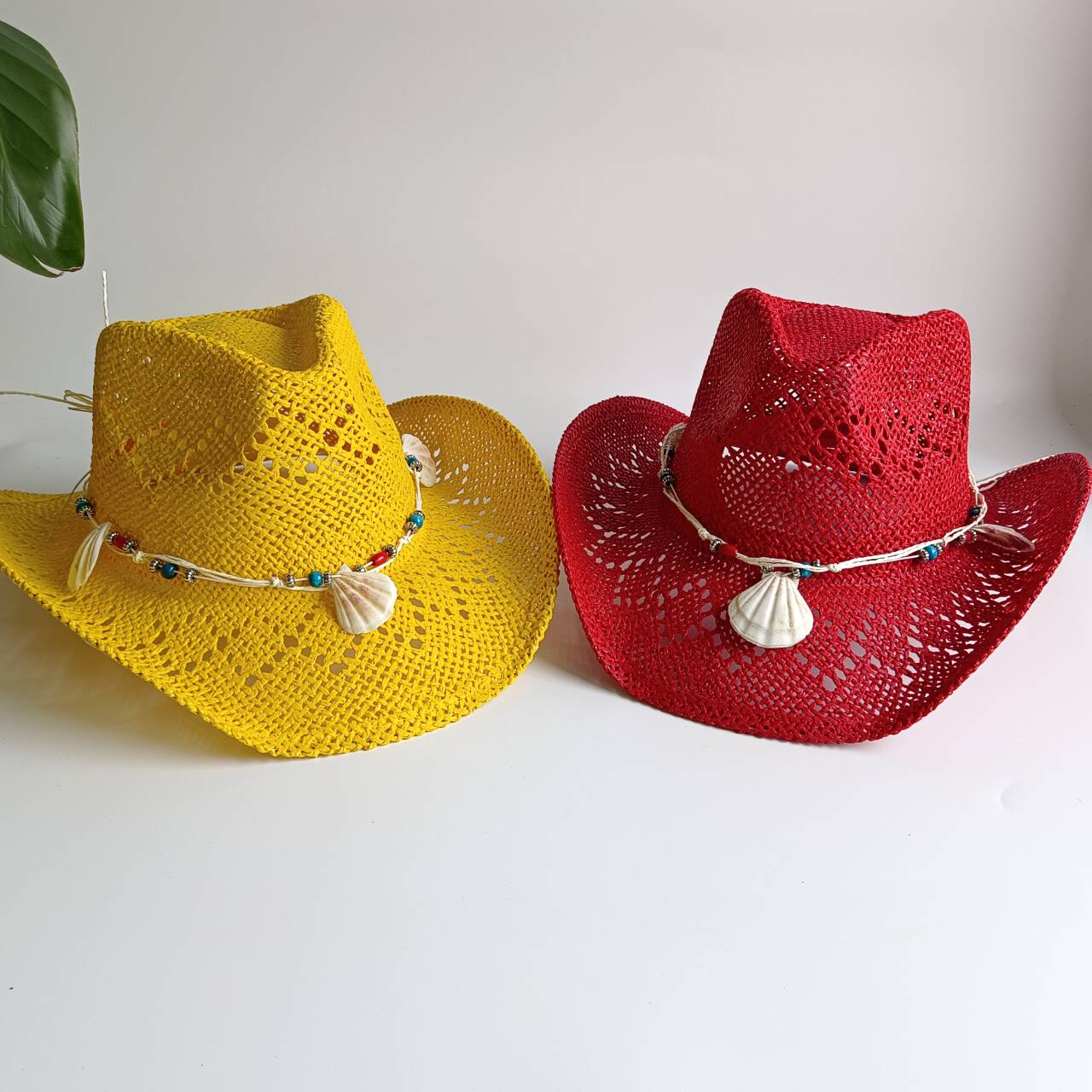 Bright yellow Cowboy Straw Hat - Cowboy Hat Straw incelemesi ve fiyatı