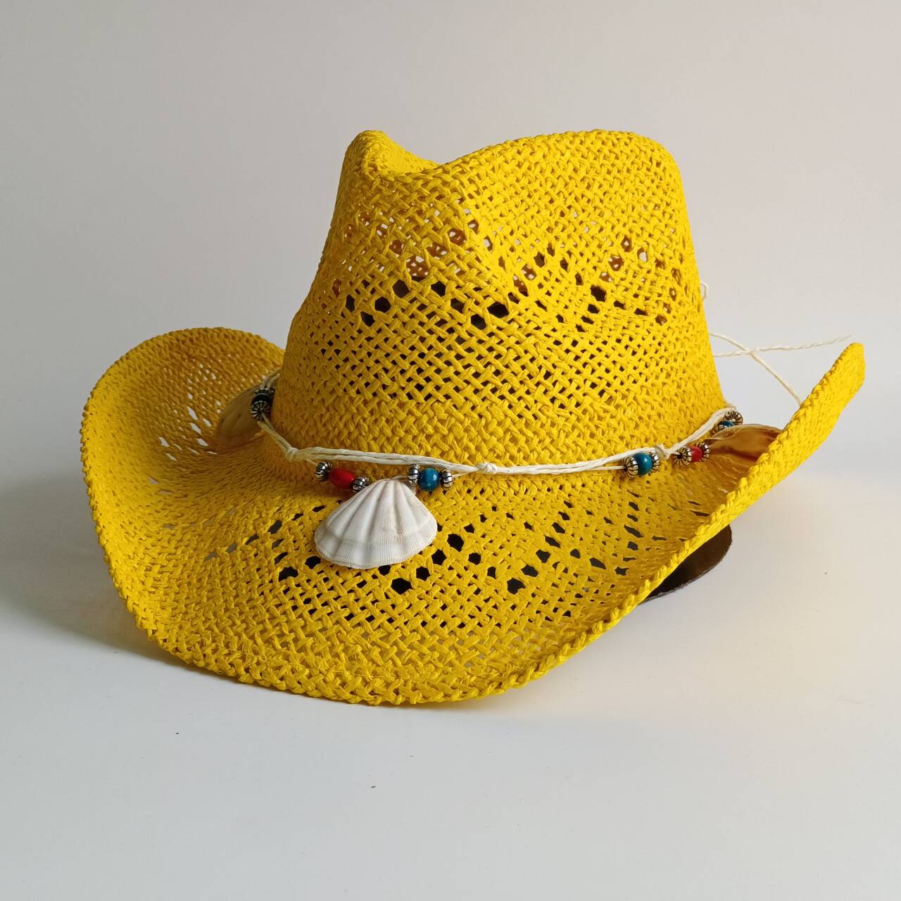 Bright yellow Cowboy Straw Hat - Cowboy Hat Straw incelemesi ve fiyatı