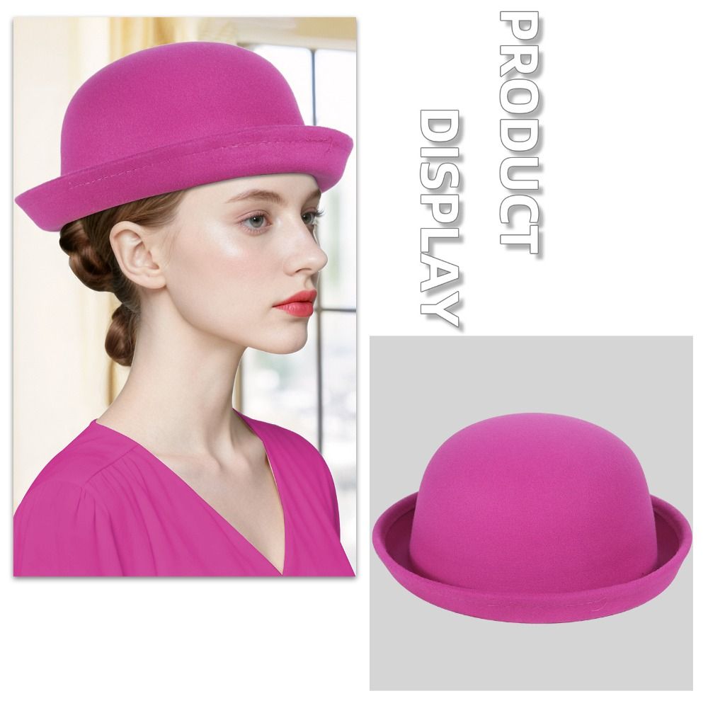 Trendy Solid Color Women’s Bow - Fedora Hat Wool incelemesi ve fiyatı