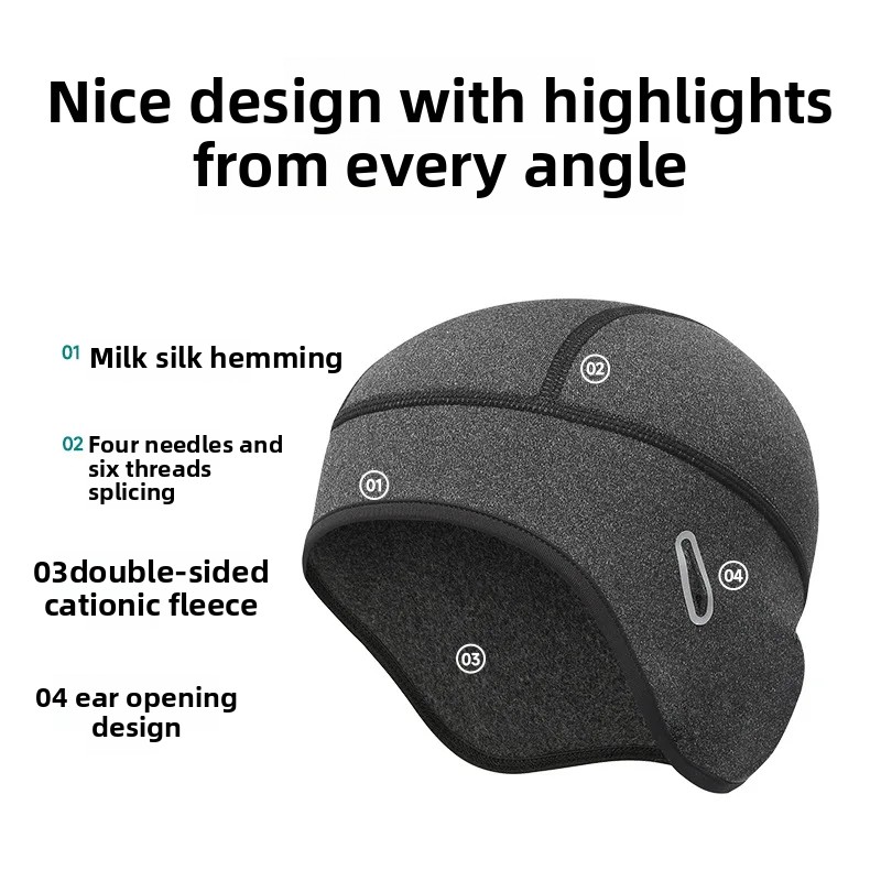 Winter Cycling Warm Cap MTB He - Skull Cap Helmet Liner incelemesi ve fiyatı