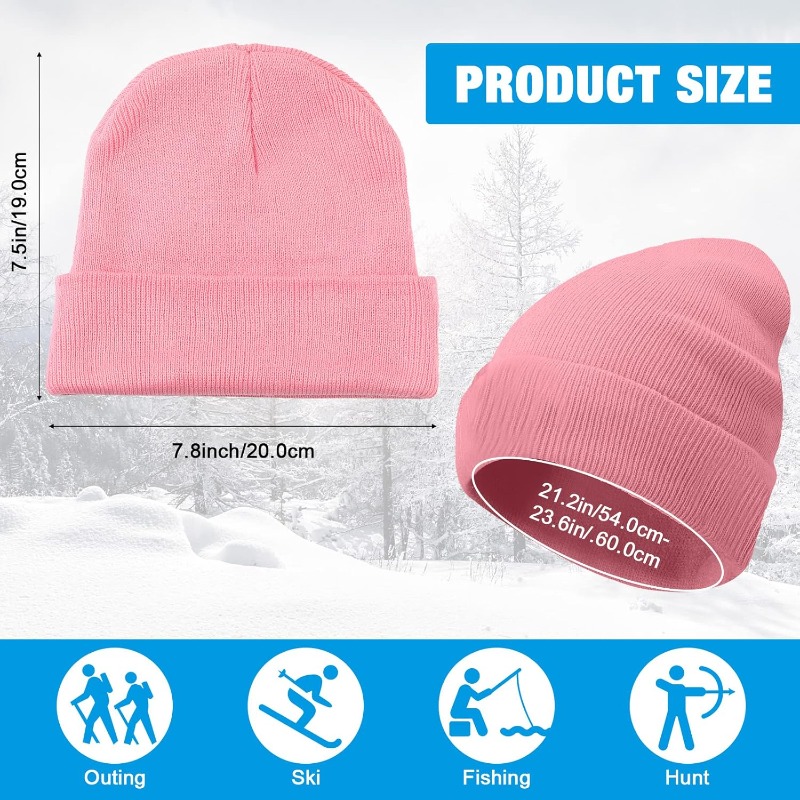 1pc Winter Warm Thick Beanie H - Skull Cap Helmet Liner incelemesi ve fiyatı