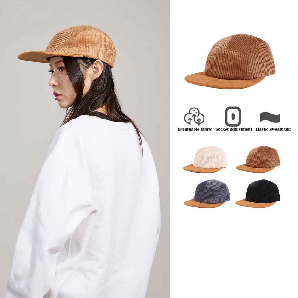 Versatile Retro Flat Brim Base - Corduroy Cap 5 Panel incelemesi ve fiyatı