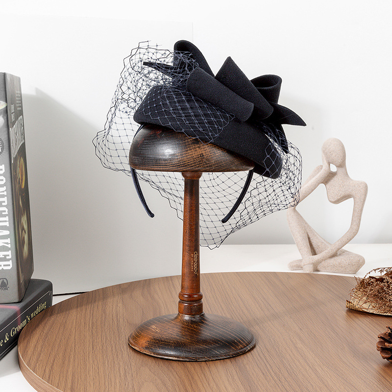 French Black Beret Fascinator  - Beret French Wool incelemesi ve fiyatı