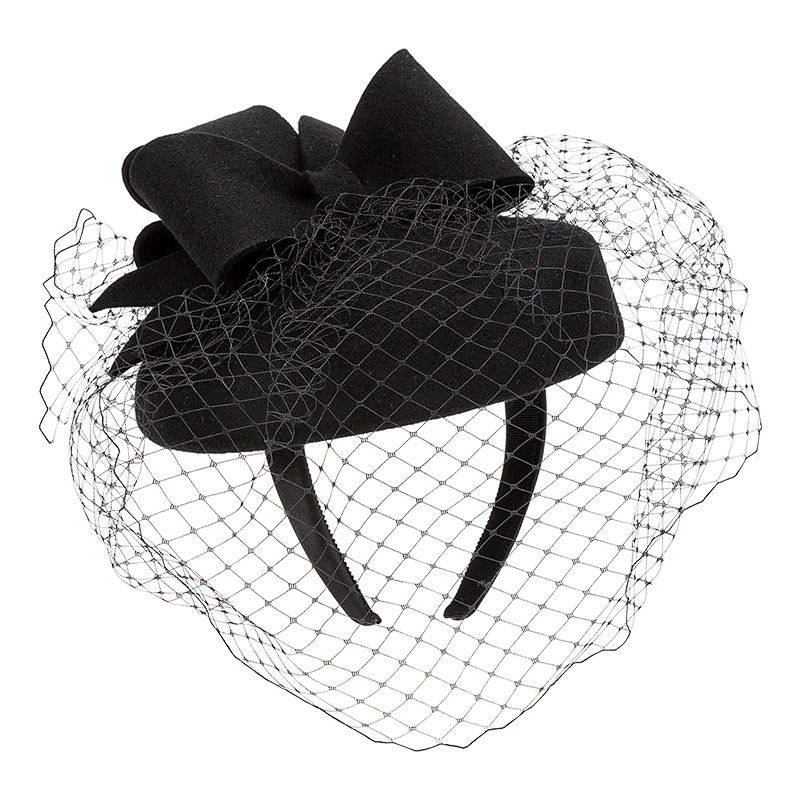French Black Beret Fascinator  - Beret French Wool incelemesi ve fiyatı