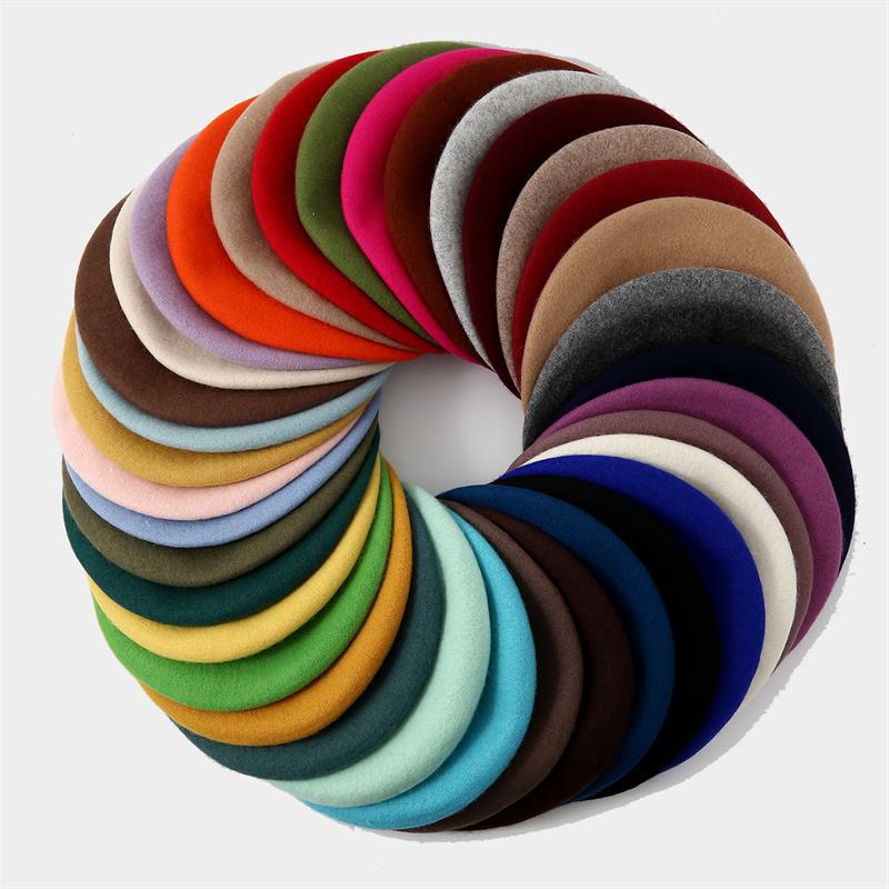 Big Size Beret Women  Large Be - Beret French Wool incelemesi ve fiyatı