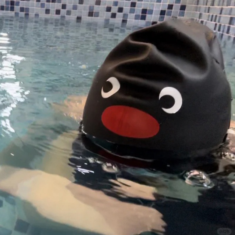 Funny Penguin Swim Cap for Adu - Swim Hat Silicone incelemesi ve fiyatı