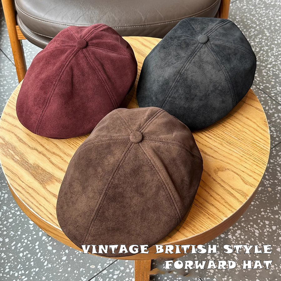 Vintage Suede Newsboy Cap Men  - Newsboy Cap Ivy incelemesi ve fiyatı