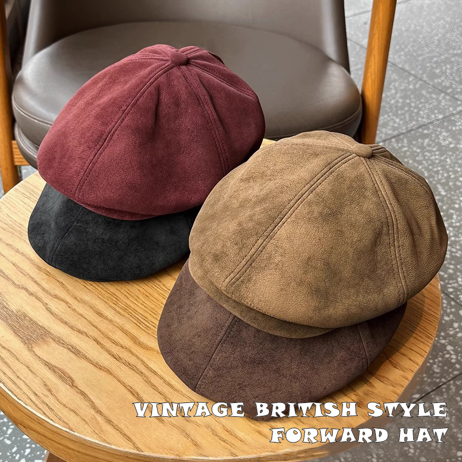 Vintage Suede Newsboy Cap Men  - Newsboy Cap Ivy incelemesi ve fiyatı