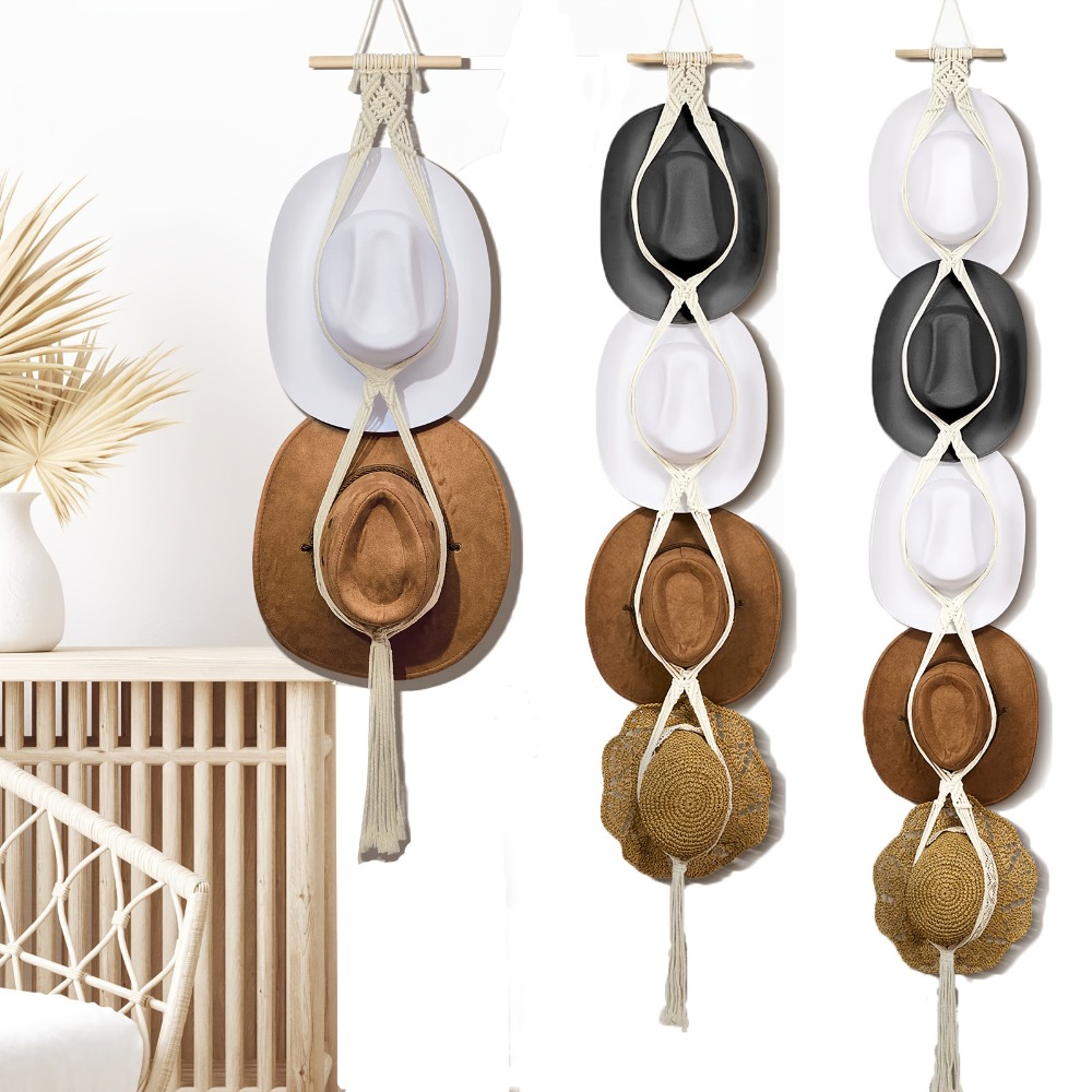 Bohemian Macrame Hat Hanger Ha - Sun Hat Wide Brim incelemesi ve fiyatı