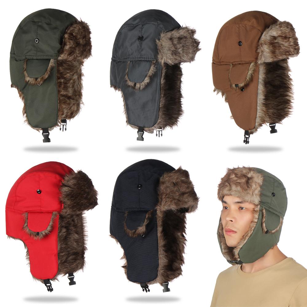 Warm Winter Fur Earflap Ski Ha - Trapper Hat Ear Flap incelemesi ve fiyatı