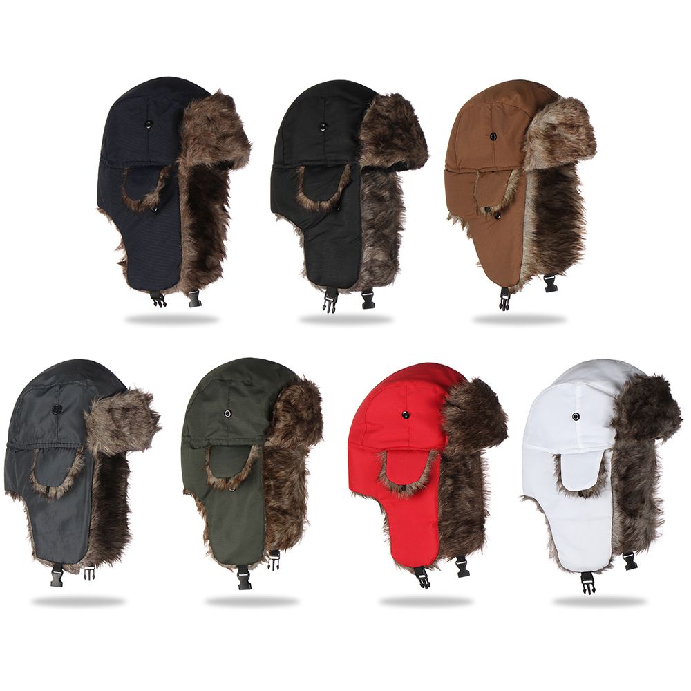 Warm Winter Fur Earflap Ski Ha - Trapper Hat Ear Flap incelemesi ve fiyatı