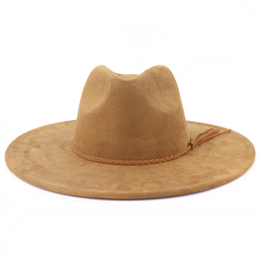 Vegan Suede Hat Teardrop shape - Fedora Hat Wool incelemesi ve fiyatı