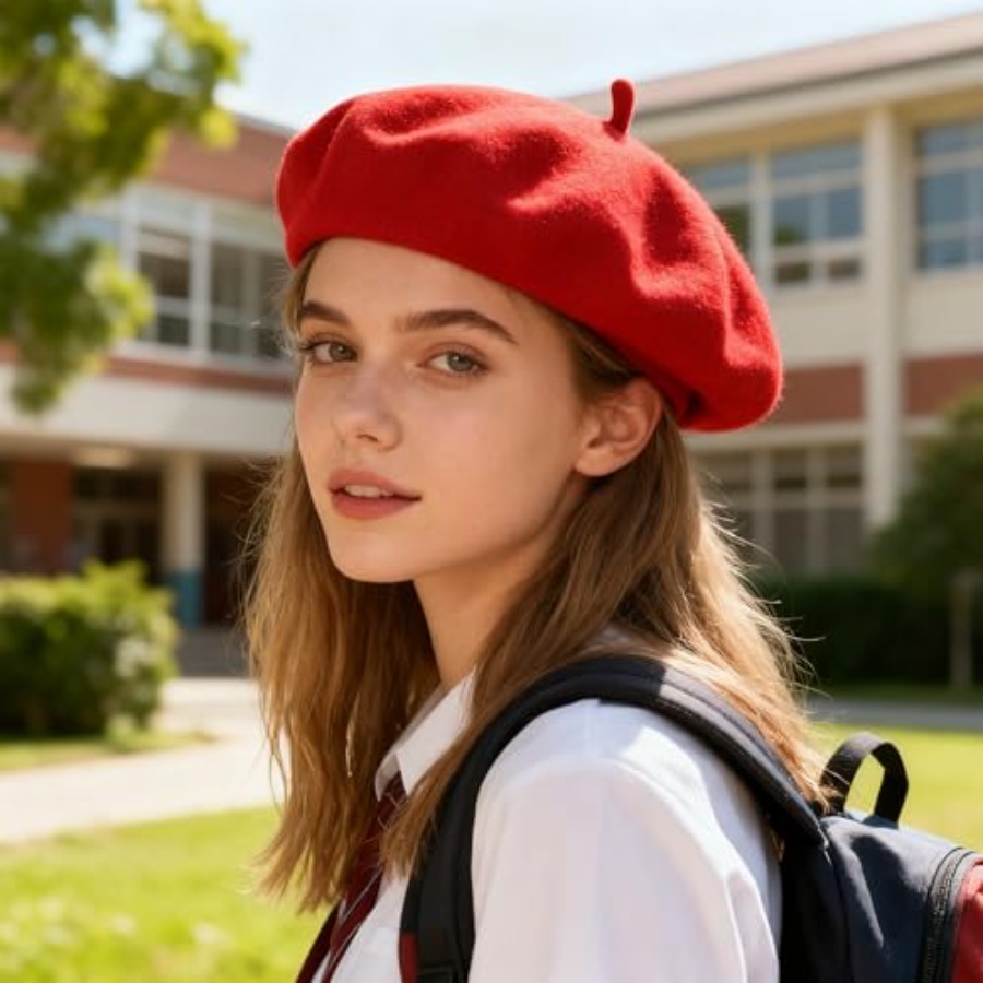 Women Beret Classic French Hat - Beret French Wool incelemesi ve fiyatı