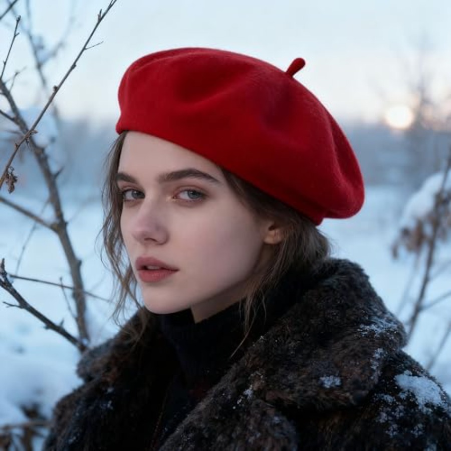 Women Beret Classic French Hat - Beret French Wool incelemesi ve fiyatı