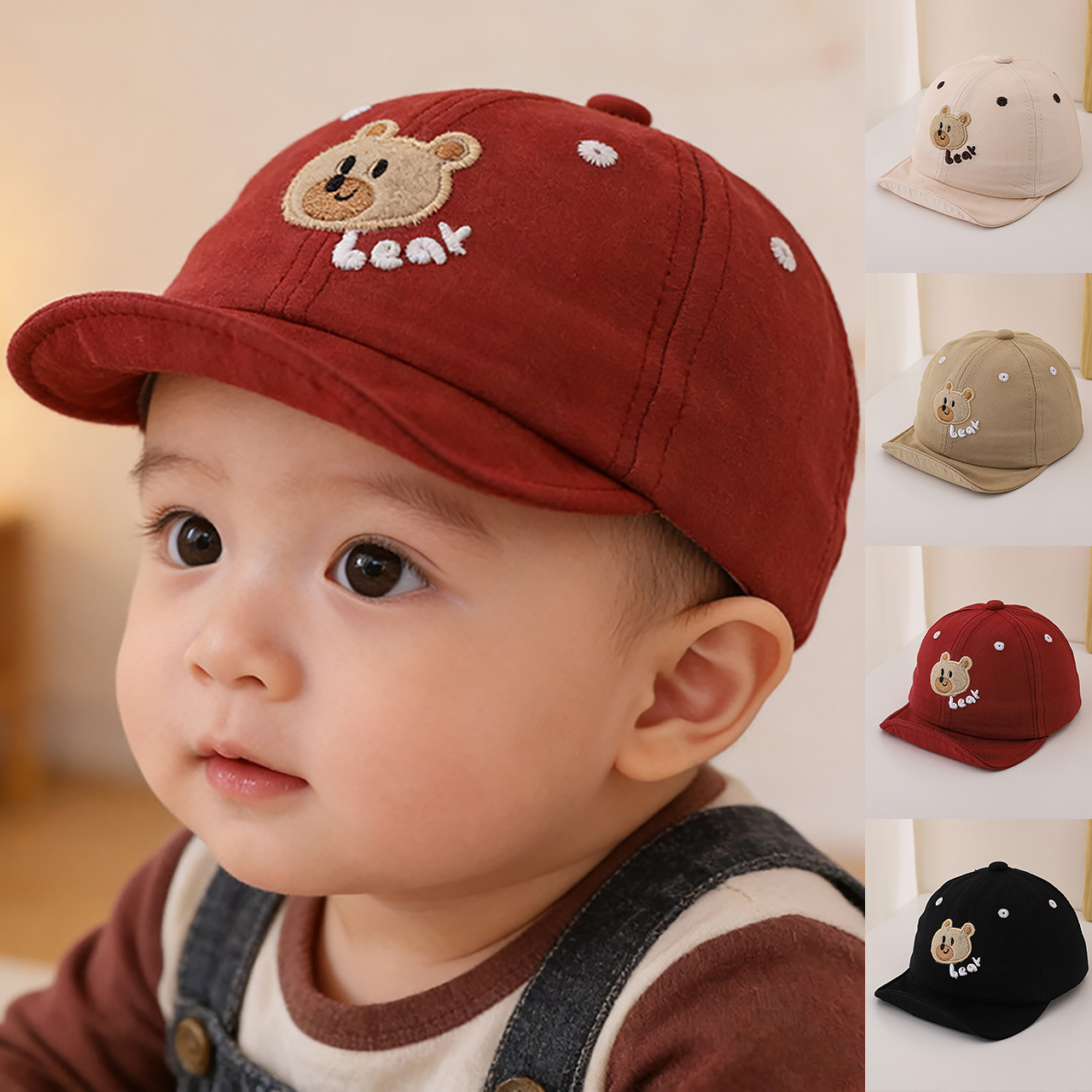 Cute Baby Peaked Hat Soft Brim - Visor Sun Hat incelemesi ve fiyatı