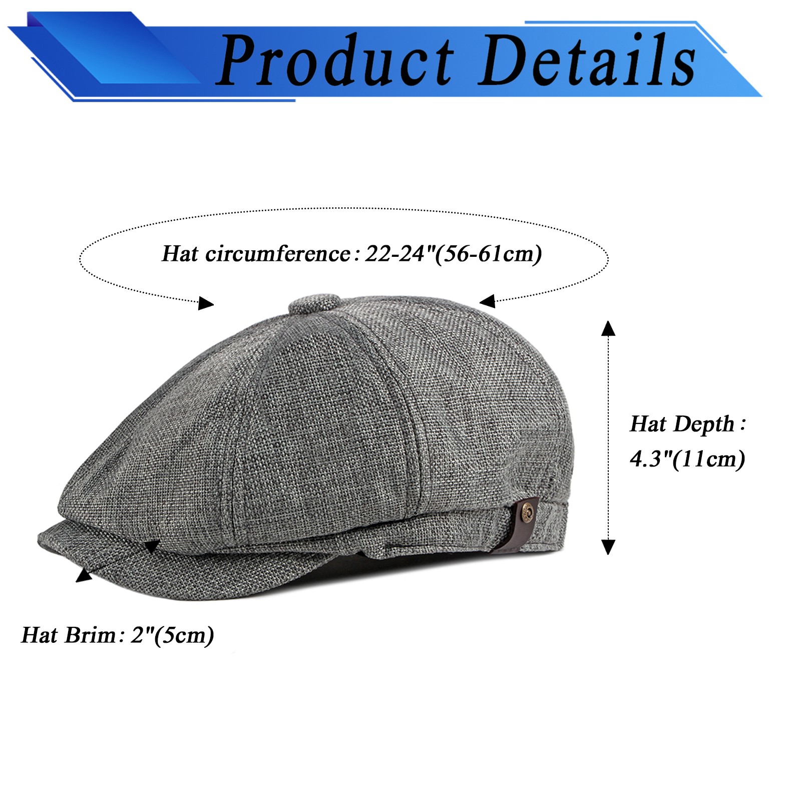 Men Classic 8 Panel Newsboy Ga - Newsboy Cap Ivy incelemesi ve fiyatı