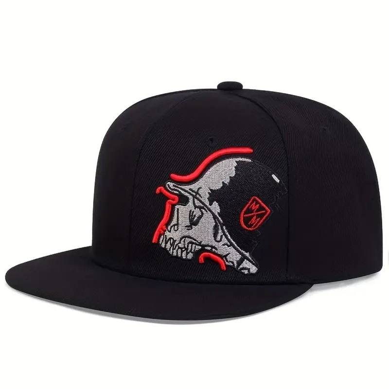 Unisex Skeleton Embroidery Bas - Snapback Hat Flat incelemesi ve fiyatı