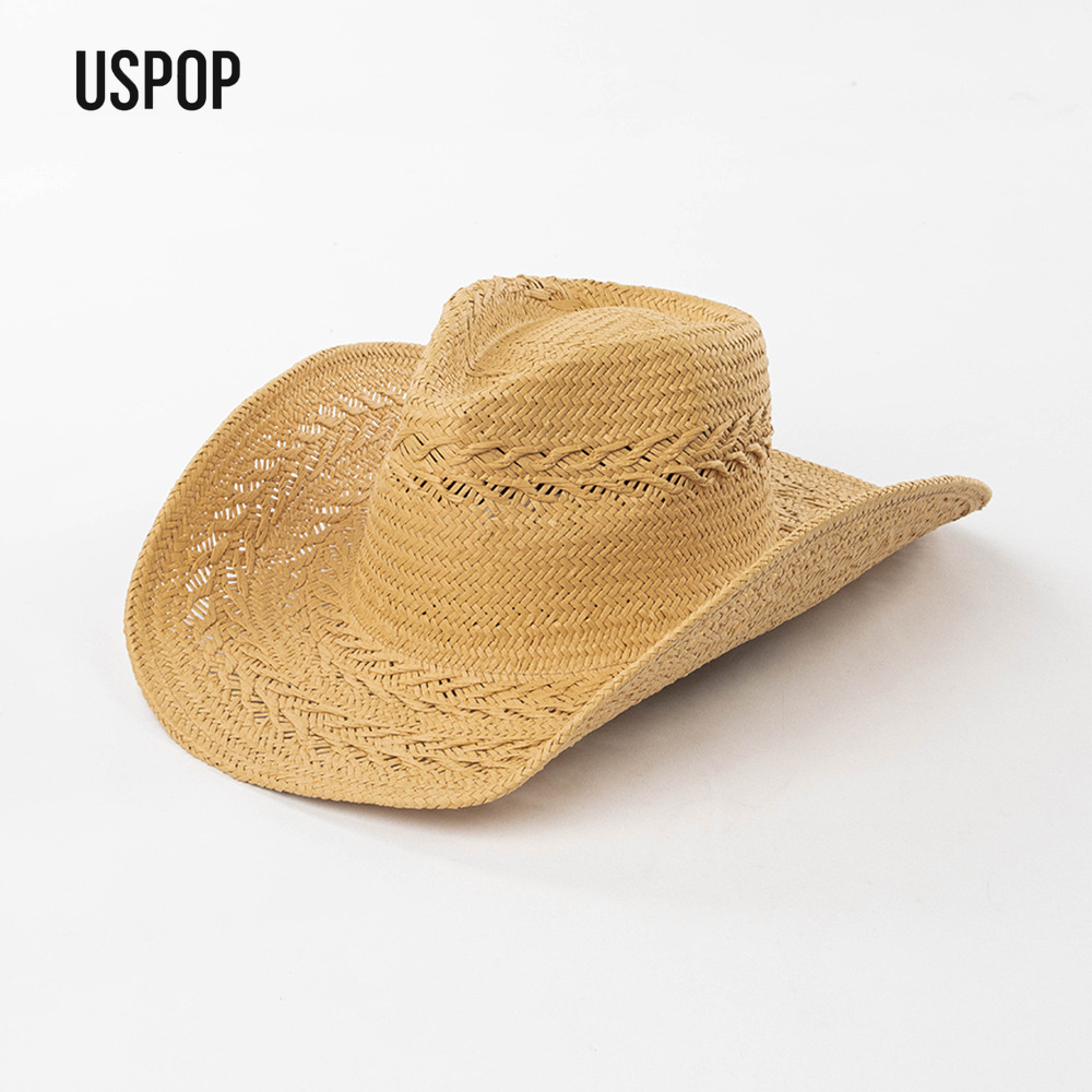 USPOP Women Summer Straw Cowbo - Cowboy Hat Straw incelemesi ve fiyatı