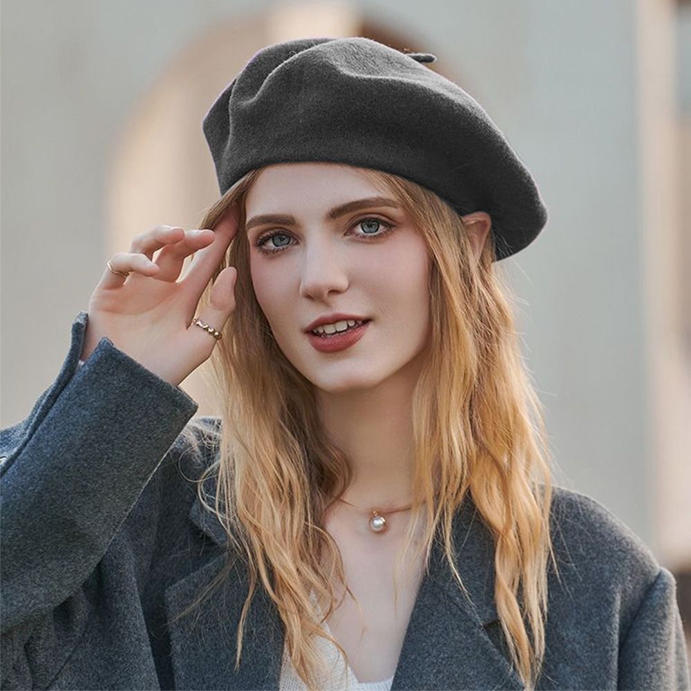 Fashion Warm Winter Wool Beret - Beret French Wool incelemesi ve fiyatı