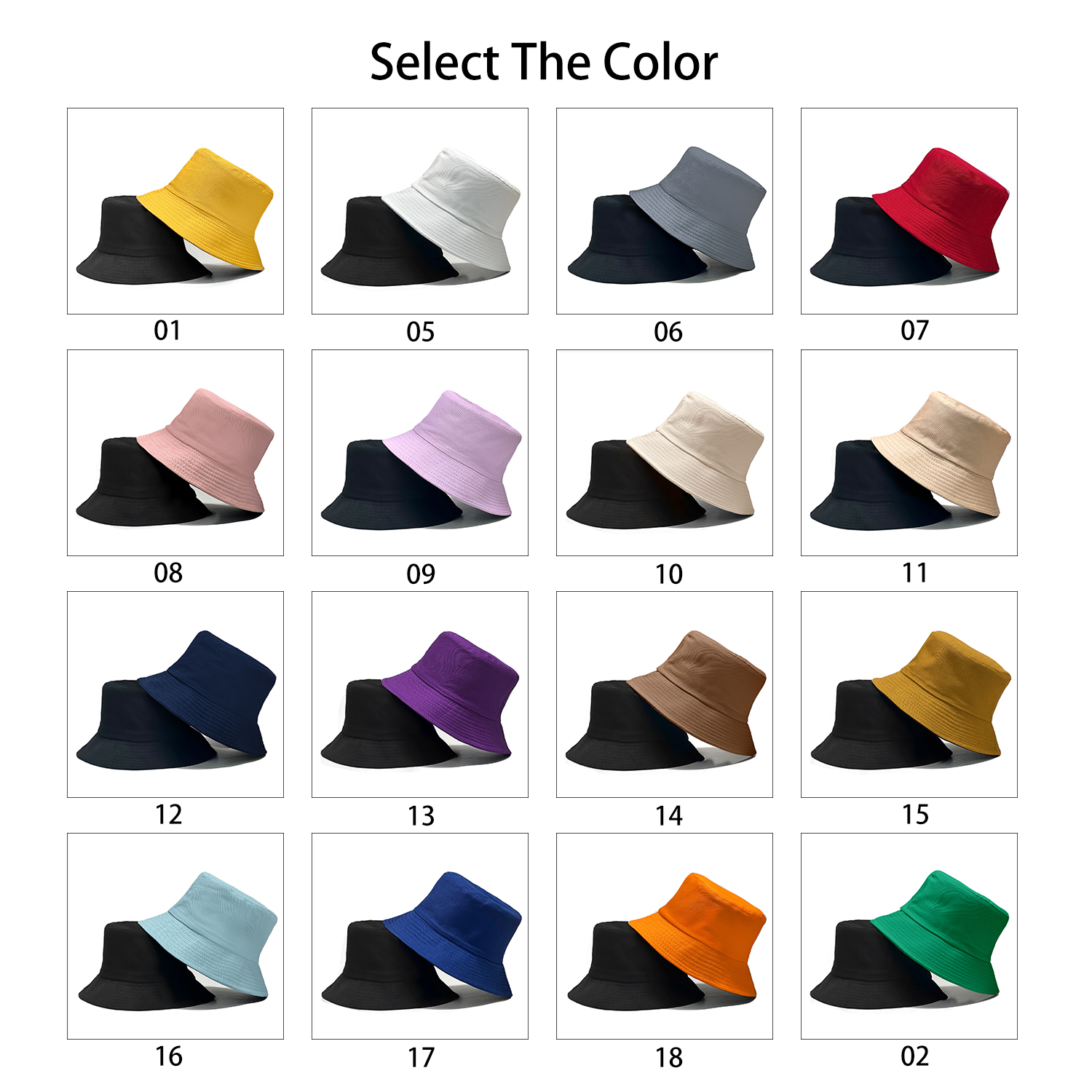 Custom Logo Double Side Fisher - Bucket Hat Cotton incelemesi ve fiyatı