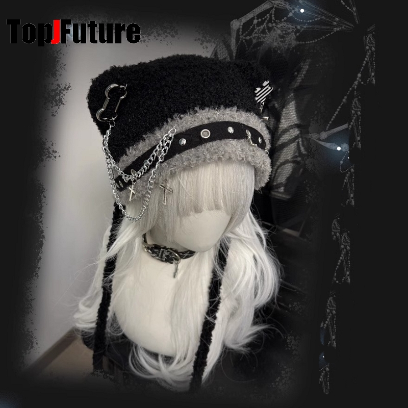 Women Japanese Harajuku Y2K Gi - Winter Trapper Hat incelemesi ve fiyatı